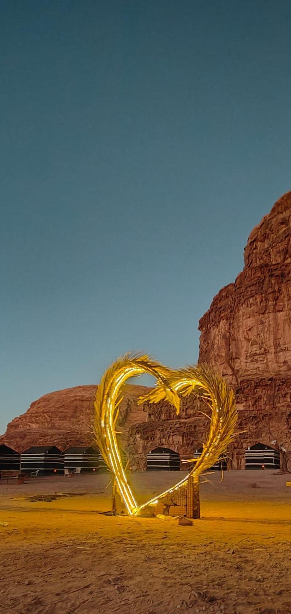 فندق Wadi Rum Desert Heart Camp المظهر الخارجي الصورة