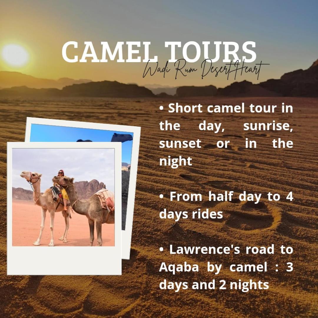 Wadi Rum Desert Heart Camp المظهر الخارجي الصورة